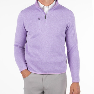 แจ็กเก็ตแบบสวมหัวมีซิปครึ่งแขนเสื้อลำลองคอตั้งสำหรับผู้ชาย - Product Image 1