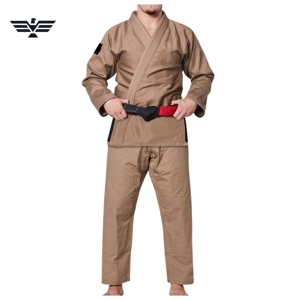 Kits BJJ personnalisables OEM, imprimés en sérigraphie / brodés, teints unis, légers, respirants, 400 g/m², 100 % coton, unisexes, pour adultes - Product Image 6