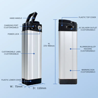 Batterie Silverfish 36V/48V 10.4Ah / 15Ah / 13Ah / 700Wh pour vélo électrique, adaptée aux vélos électriques à pneus larges