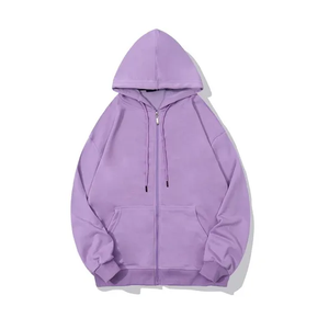 Venta al por mayor 100% sudaderas con capucha de poliéster Unisex EE. UU. Tamaño personalizado bordado impreso liso cremallera sudaderas con capucha de los hombres Sudadera con capucha - Product Image 2