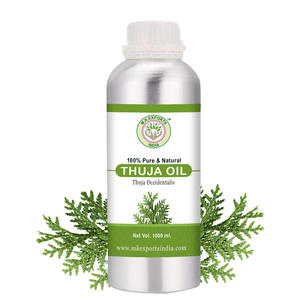 Huile essentielle de thuya naturelle Huile de feuille de cèdre de qualité thérapeutique pour la croissance des cheveux OEM Private Label Exportateur - Product Image 1