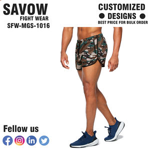 Shorts de sport légers pour hommes, ultra-légers, en tissu à séchage rapide, avec doublure respirante, cordon de serrage élastique, taille haute, motif imprimé, 100% - Product Image 5