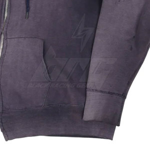 Sudadera con Capucha de Forro Polar para Hombre, de Alta Calidad, a Precio de Mayoreo, Informal, Transpirable, Resistente al Viento, con Cierre, MOQ Bajo - Product Image 4