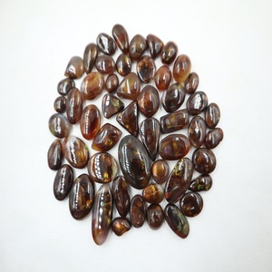 Lote de Cabujones de Ágata de Fuego Natural Certificados por IGI, Tamaños Variados, para Fabricación de Joyería - Product Image 1