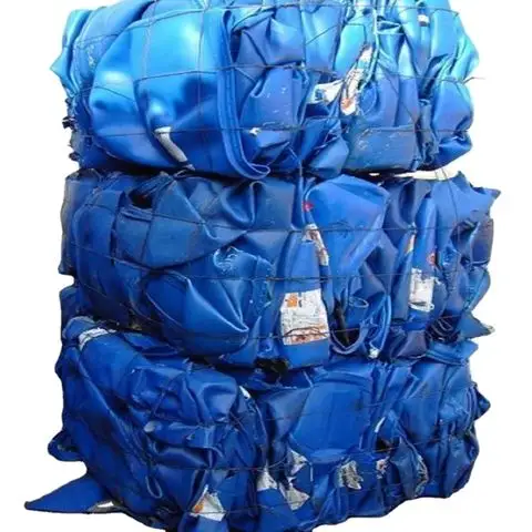 Bulkprijs Gerecycled Hdpe Schroot Regrind/Hdpe Blue Drums Schroot/Polyethyleen Afval Plastic