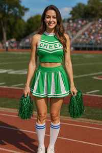 Uniformes de cheerleading personnalisés pour femmes en gros, uniformes de cheerleading pour les équipes latérales - Product Image 3