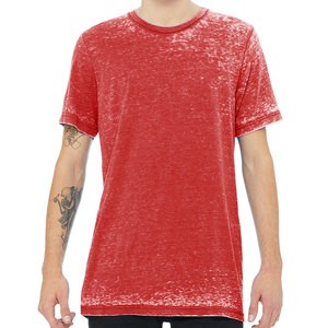 BELLA + CANVAS Unisex Heather CVC Camiseta de manga corta BC3001CVC XS Heather Red Camisetas para hombre - Product Image 4