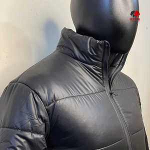 Chaqueta Acolchada Informal para Hombre, Marca Ryan Pro Gear, con Logotipo Personalizado, Sólida, Impermeable, con Cierre de Cremallera y Capucha - Product Image 3