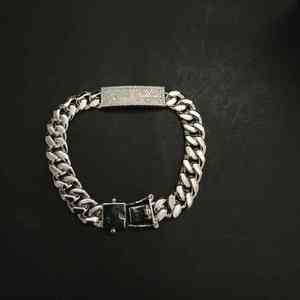 Pulsera Moderna de Hip Hop para Mujer, Plata de Ley 925, Diamante Cultivado en Laboratorio de 2.5CT, Corte Brillante, Plateado, Certificado IGI, DOPE - Product Image 2