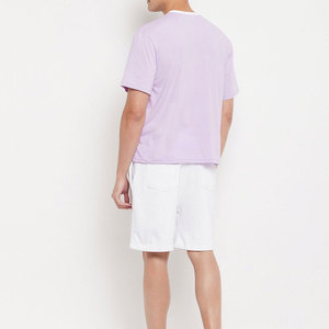 2023 gros personnalisé hommes été deux pièces coton à manches courtes survêtements ensembles t-shirt et court ensemble pour hommes - Product Image 3
