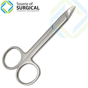 กรรไกรตัดเล็บโค้งคุณภาพสูงสำหรับการผ่าตัด ผลิตจากเหล็กกล้าไร้สนิมเกรดเยอรมัน ใช้สำหรับตัดหนังกำพร้า ใช้งานด้วยมือ ได้รับมาตรฐาน CE - Product Image 2