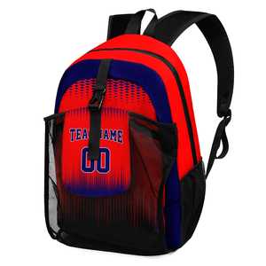 Mochila de Pana Sublimada Personalizada para Equipos, Artículos Promocionales para Fanáticos, Bolsa Deportiva Escolar de Viaje con Estampado, 20-35L, con Letras - Product Image 5