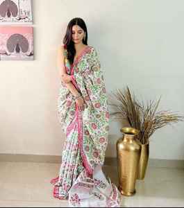 ELITE BRIDAL FANCY LIGHT WEIGHT SEDA TIPO SAREES Samuthrika Vasthra Kalas Style Wedding Indian & Pakistani Sari Ropa Vesta - Product Image 2