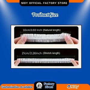 Cubierta higiénica desechable para alimentos NIDY, cubierta para plato de bandeja de comida para comidas seguras y limpias, producto de belleza y cuidado Personal para bebés y niños - Product Image 2