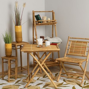 Organisateur de cuisine écologique étagère de sol en bambou étagères à 3 niveaux pour le stockage des marchandises - Product Image 3