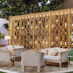 Arco de Metal Redondo para Decoración de Fondo Extraíble para Fiestas en Interiores y Exteriores, para Bodas - Product Image 1