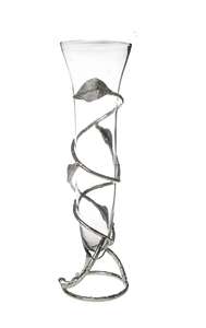 Home Tabletop <b>Decorative</b> <b>Vase</b> Luxury Metal and Glass <b>Vase</b> - Product Image 4
