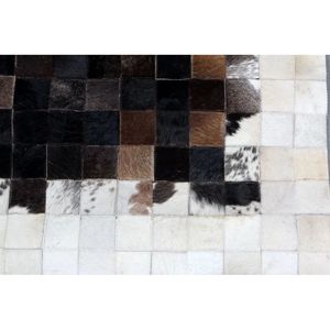 Tapis en cuir Aubusson fait main de luxe pour salon et entrée - Product Image 6