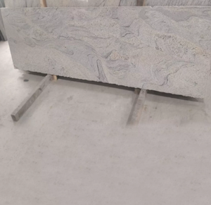 Losas de granito blanco imperial de diseño moderno Acabado de alto brillo para baldosas de suelo Forma de piedra pulida Losa grande - Product Image 4