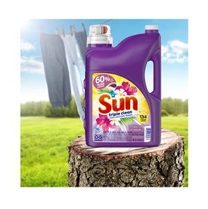 Detergente líquido para ropa de alta calidad para el sol, 250 onzas, 178 cargas, Perfume limpio y fresco, ropa, lavado de alfombras, botella almacenada - Product Image 6