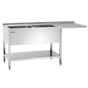 Évier de cuisine à 2 bacs B1600 Série LI avec 700 unités de lavage - Product Image 1
