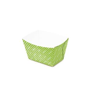 Plateaux en carton personnalisés Mod. Assiettes et bols en papier pliables 6x10x7 cm - Product Image 3
