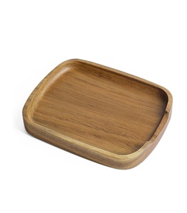 Soporte de cuchara de madera de acacia para estufa, soporte de cuchara de madera Rectangular suave para mostrador de cocina con pies de silicona antideslizantes - Product Image 1