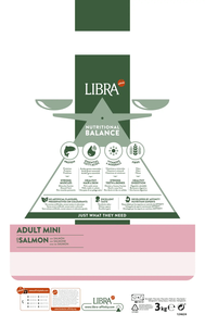 LIBRA Premium 8Kg Croquettes pour animaux de compagnie Mini Saumon Sac de 8Kg - Product Image 2