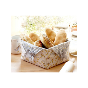 Premium Crafted Bulk Wholesale 100% Cotton Embroidered <b>Basket</b> With Smooth Texture Ideal For Family Meals And Decor Table <b>Basket</b> - Product Image 4