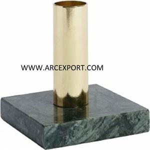 Fantaisie luxe métal forme ronde martelé conception meilleure qualité conception élégant pilier Unique bougeoir au prix le plus bas - Product Image 5