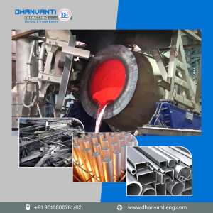 Horno rotatorio inclinable de fusión de aluminio de 8 toneladas, horno Industrial para núcleo de Motor de bomba de producción de extrusión de fundición de palanquilla - Product Image 3