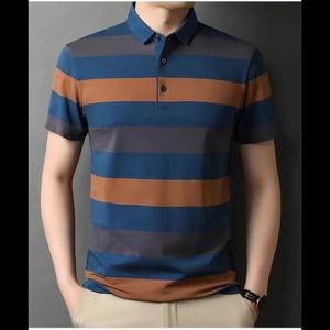Polo transpirable de alta calidad, Camiseta 100% de algodón de secado rápido para hombre, nuevo diseño elegante, polos al por mayor - Product Image 2