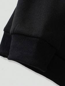 เสื้อพิมพ์ลายลำลองทรงหลวมสำหรับผู้ชายและผู้หญิง ไซส์พลัส ใส่สบาย ระบายอากาศได้ดี นุ่ม กันลม เป็นมิตรกับสิ่งแวดล้อม เสื้อกันหนาวแบบถักมีซับใน - Product Image 3