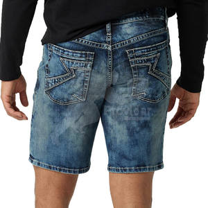 Meilleure vente Short en jean pour homme Short en jean respirant à séchage rapide En stock Short en jean pour homme de haute qualité pour l'entraînement - Product Image 3