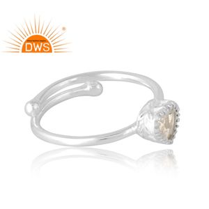 Meilleure vente 925 argent Sterling naturel vert améthyste pierre précieuse bague bijoux personnalisés pour les femmes cadeau pour elle - Product Image 4