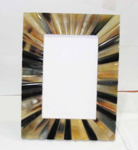Handmade Vintage MDF Photo Frame with Quality Horn Inlay for Home Decor Hotels Offices-Made in India Wholesale Product - Product Image 4