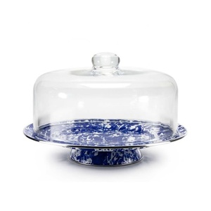 Table Top Decoration Luxury Wedding Party Decoration <b>Cake</b> Serving <b>Stand</b> Custom Finishing <b>Cake</b> Server <b>Stand</b> <b>With</b> <b>Glass</b> <b>Dome</b> - Product Image 4