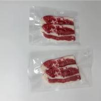 Sac de conservation sous vide transparent de qualité alimentaire, imprimé à l'écran, thermoscellable, pour le pain, les aliments pour animaux, emballage plastique