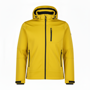 Chaqueta Softshell con Capucha para Hombre, Premium, Cálida, al por Mayor, con Logotipo Personalizado, Cortavientos, Informal, para Exteriores - Product Image 1