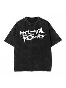 100% algodón blanco sólido camiseta para hombres de talla grande Casual cuello redondo manga corta colección de verano 260 gramos tela ropa a granel - Product Image 5