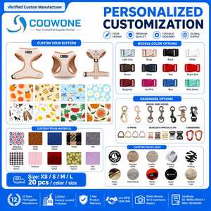 Arnés para Perro con Estampado Personalizado, Arnés Antitirones Ajustable Tipo Chaleco para Pasear Mascotas, para Perros Pequeños, <span class=keywords><strong>Medianos</strong></span> y Grandes - Product Image 4
