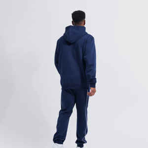 Nuevo Diseño, Conjunto Deportivo con Capucha para Hombre, Talla Grande, Corte Regular, Antiarrugas, Sudadera y Pantalones Jogger, Ropa Cómoda para Estar en Casa, 100% - Product Image 5