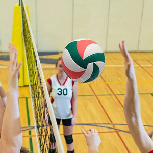Ballon de volley-ball pour l'entraînement et les matchs, avec une forte adhérence et un matériau durable pour le jeu en intérieur et en extérieur - Product Image 6