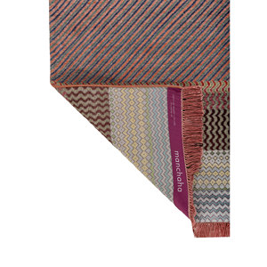 Alfombras Anudadas a Mano de Lana y Seda de Bambú con Patrón Geométrico Manchaha, Rosa y Morado, para Uso Doméstico, Modelo LES-2870 - Product Image 5