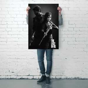 Póster de retrato en blanco y negro de For the Last of Us para decoración de pared - Product Image 4