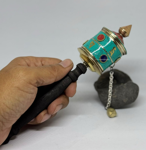 ล้อมืออธิษฐานชุดหินทิเบต - Product Image 6