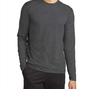 Camiseta de manga larga Premium para hombre 100% algodón secado rápido y ligero suave y duradero para Fitness y uso diario capas - Product Image 5