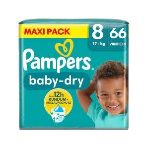 Couches pour bébés Pampers Baby Dry de haute qualité, toutes tailles, produit d'exportation très courant, stock en gros. - Product Image 2