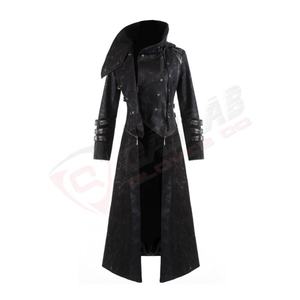 Chaqueta Vintage para hombre, abrigos góticos, victorianos, góticos, con cuello levantado - Product Image 3