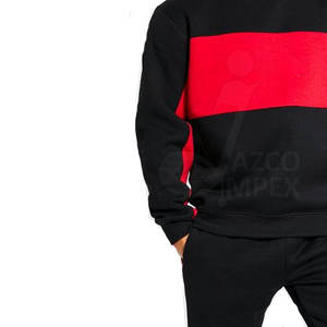 ชุดวอร์มผ้าฝ้าย100% ระบายอากาศแห้งเร็วสำหรับผู้ชายชุดวอร์มสไตล์สีพื้นสำหรับฤดูหนาว - Product Image 5